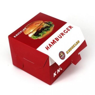 hộp giấy đựng bánh hamburger giá rẻ