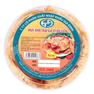 In tem nhãn mực khô uy tín, giá tốt tại xưởng In Tân Uyên