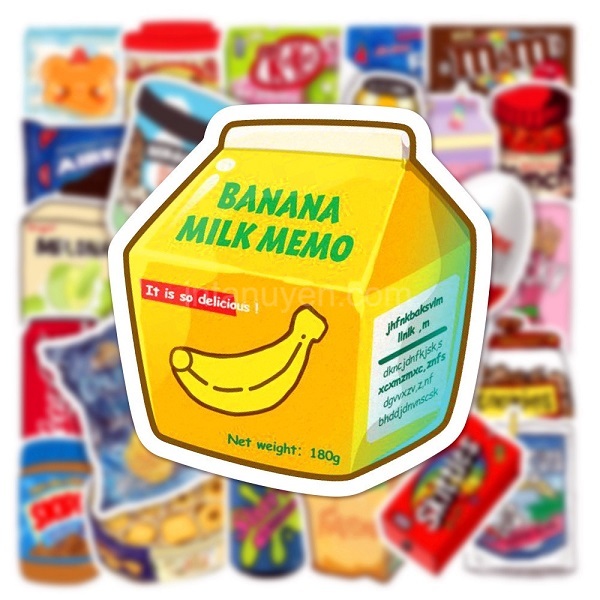 Sticker đồ ăn Hàn Quốc